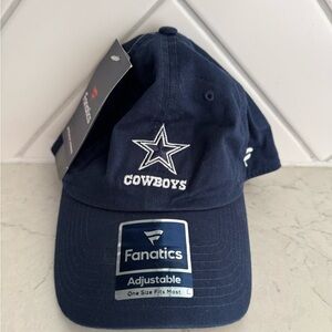 Fanatics Navy Cowboys Adjustable Hat